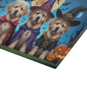 Planche À Découper Chiens de Terre-Neuve Citrouille Halloween Funny (Coin)