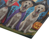 Planche À Découper Chiens du Labrador Citrouille Halloween Funny (Coin)