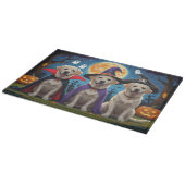 Planche À Découper Chiens du Labrador Citrouille Halloween Funny (Coin)