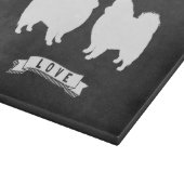 Planche À Découper Chiens Esquimaux Américains Aiment (Coin)