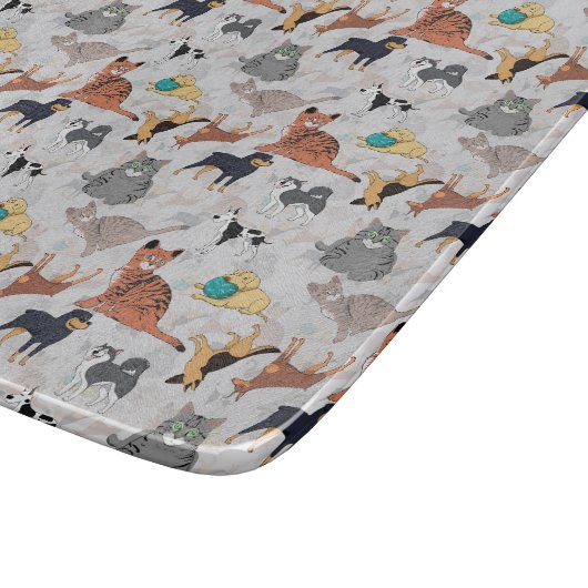 Planche À Découper Chiens Et Chats Cutes Design Motif (Coin)