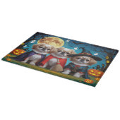 Planche À Découper Chiens Pekingese Citrouille Halloween drôle (Coin)