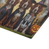 Planche À Découper Chiens rouges irlandais Citrouille Halloween Funny (Coin)