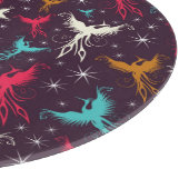 Planche À Découper Chiffre motif d'oiseaux de Phoenix (Coin)