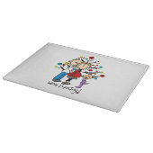 Planche À Découper Chiffres de bâton Fille des parents attendus (Coin)