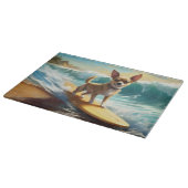 Planche À Découper Chihuahua Beach Surf Peinture (Coin)