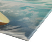 Planche À Découper Chihuahua Beach Surf Peinture (Coin)