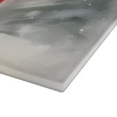 Planche À Découper Chihuahua Chien dans Noël de neige (Coin)