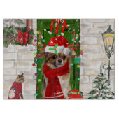 Planche À Découper Chihuahua Chien Noël (Devant)