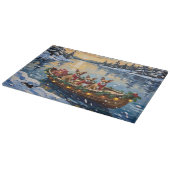 Planche À Découper Chihuahua Christmas Boat Holiday (Coin)