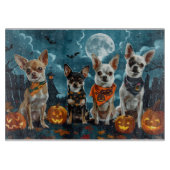 Planche À Découper Chihuahua Halloween Éffrayant (Devant)