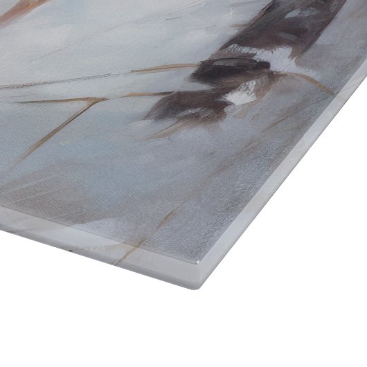 Planche À Découper Chihuahua Laisser neiger Noël (Coin)