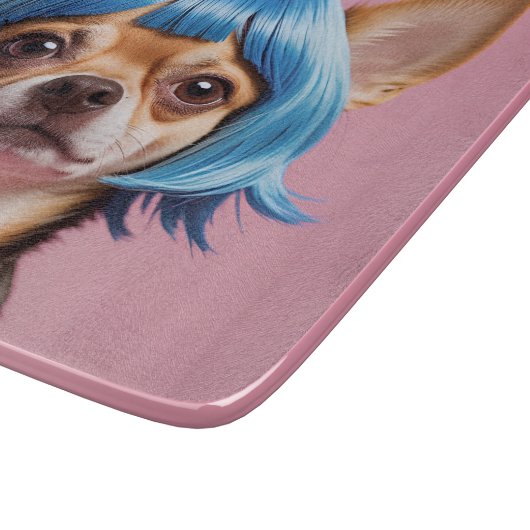 Planche À Découper Chihuahua wig (Coin)