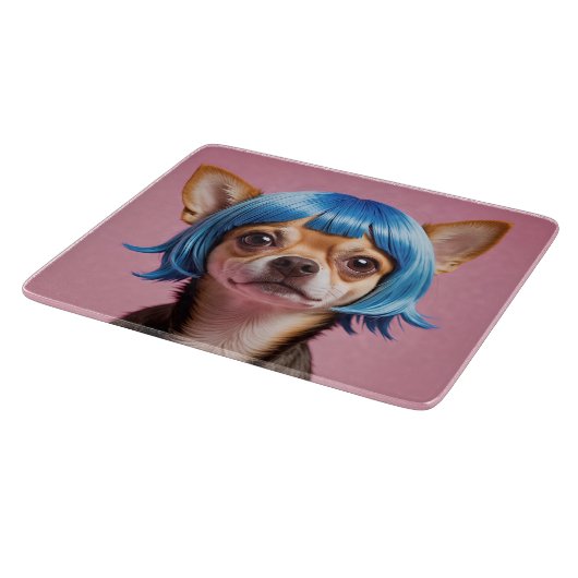 Planche À Découper Chihuahua wig (Coin)