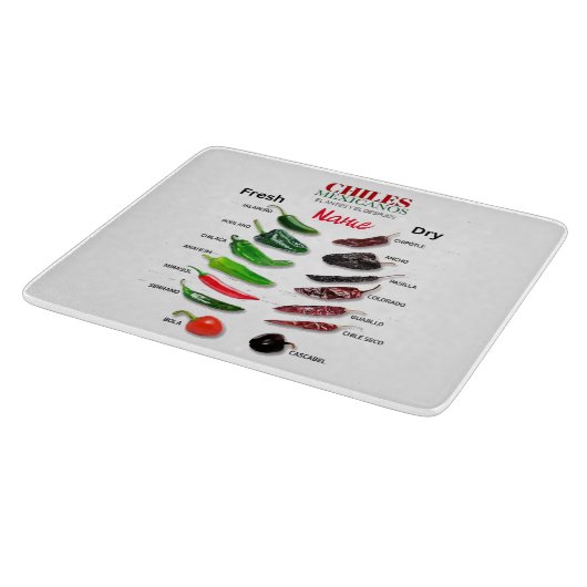 Planche À Découper Chiles Fresh and Dry Thunder_Cove (Coin)