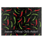 Planche À Découper Chili Addictif épicé Nourriture Lover Chili Pepper (Devant)