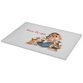 Planche À Découper Chimigos - Crazy Chi Lady - Chihuahua  (Coin)