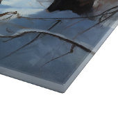 Planche À Découper Chinois Crested Laisser Il Neige Noël (Coin)