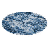 Planche À Découper Chinoiserie toile, saule bleu, porcelaine bleue  (Coin)