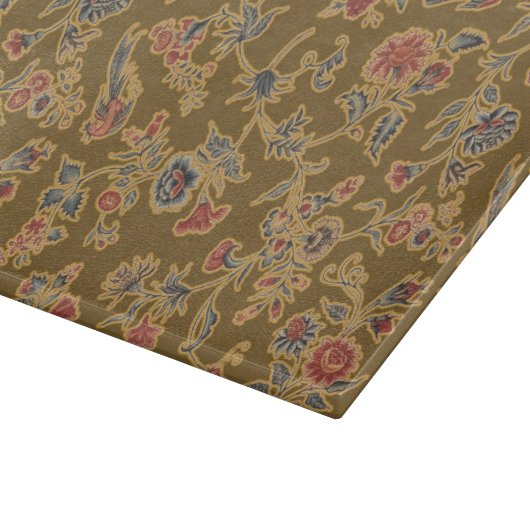 Planche À Découper Chintz Fleur Classique Joli Design Floral Doux (Coin)