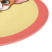 Planche À Découper Chiot de dessin animé adorable (Coin)