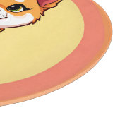 Planche À Découper Chiot de dessin animé adorable (Coin)