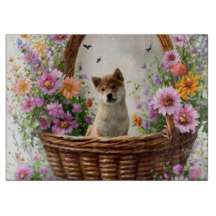 Planche À Découper Chiot de Shiba Inu