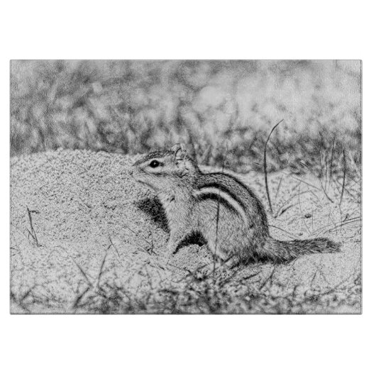 Planche À Découper Chipmunk Sketch (Devant)