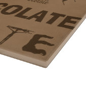 Planche À Découper Chocolat Designer Coupe en verre - Cadeaux (Coin)