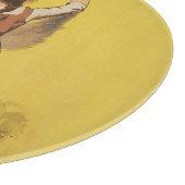 Planche À Découper Chocolat Menier Petite fille Mur écriture (Coin)