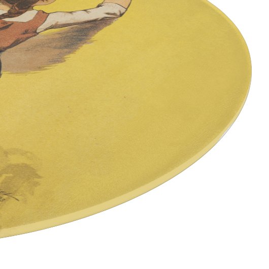 Planche À Découper Chocolat Menier Petite fille Mur écriture (Coin)