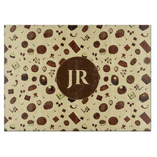 Planche À Découper Chocolatière et pâtisserie Chef Candy Chocolates (Devant)