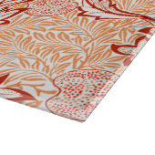 PLANCHE À DÉCOUPER CHOPPING EN VERRE : WILLIAM MORRIS : POMME (Coin)