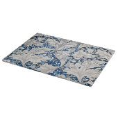 PLANCHE À DÉCOUPER CHOPPING EN VERRE : WILLIAM MORRIS : WALLFLOWER (Coin)