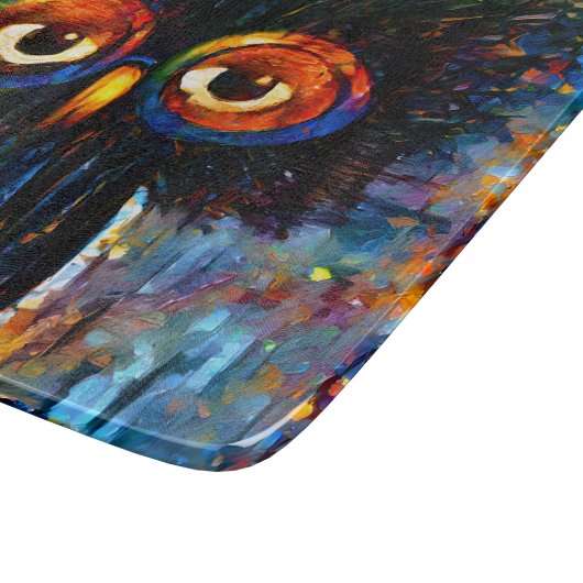 Planche À Découper Chouette brillante et sage (Coin)