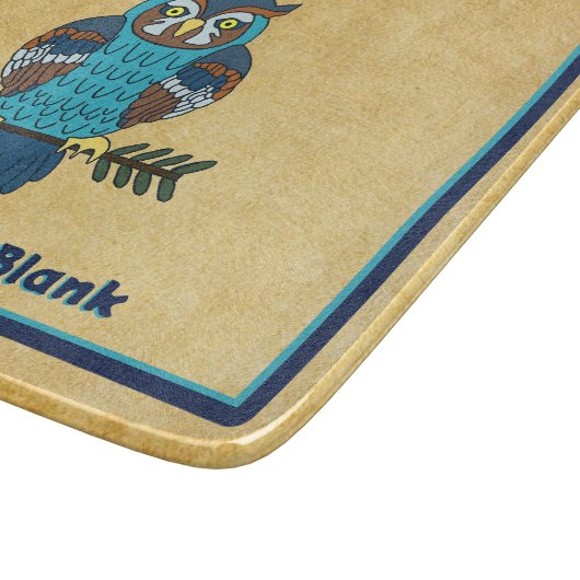 Planche À Découper Chouette d'art populaire nordique (Coin)