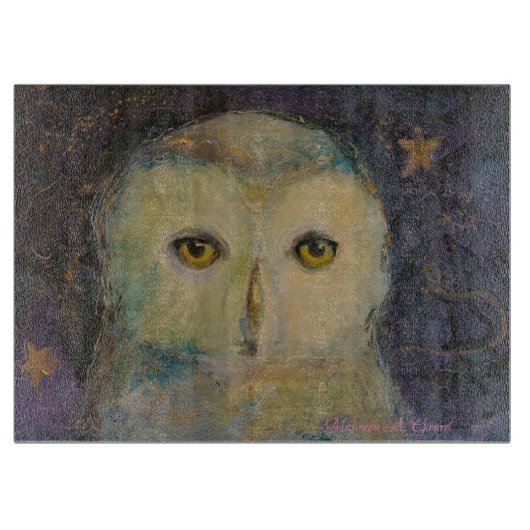 Planche À Découper Chouette des connaissances internes Whimsical Maur (Devant)