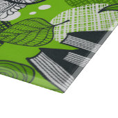 Planche À Découper Chouette en roses rouges (Coin)