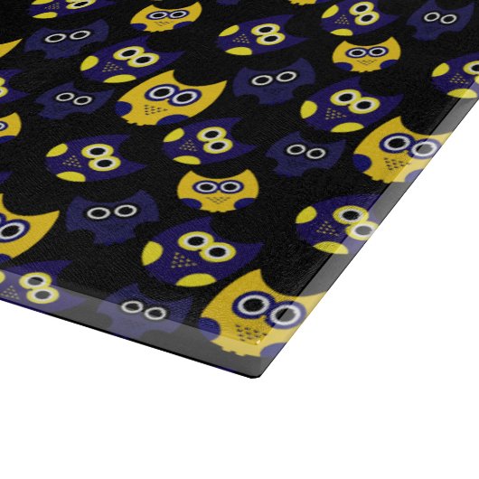 Planche À Découper Chouette noire (Coin)