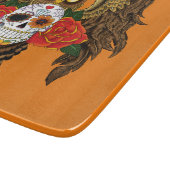 Planche À Découper Chouette Rose crâne sucre (Coin)