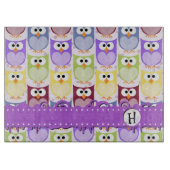 Planche À Découper Chouettes mignonnes, Chouette Motif, Chouettes col (Devant)