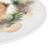 Planche À Découper chow chow Christmas Wreath Festive Pup (Coin)