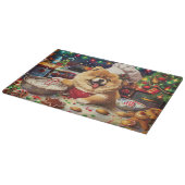 Planche À Découper Chow Chow Holiday Baking : Festive Noël (Coin)