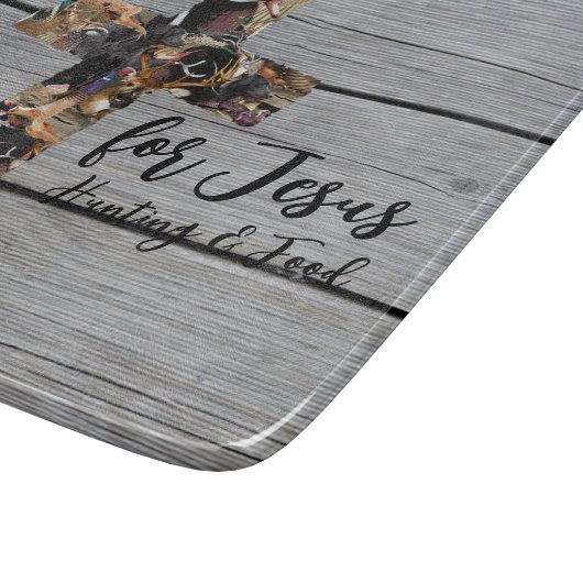 Planche À Découper Christian Cutting Board, Wildlife Cross (Coin)