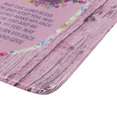 Planche À Découper Christian La Bible Florale Rose Verse (Coin)