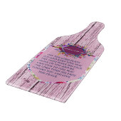 Planche À Découper Christian La Bible Florale Rose Verse (Coin)