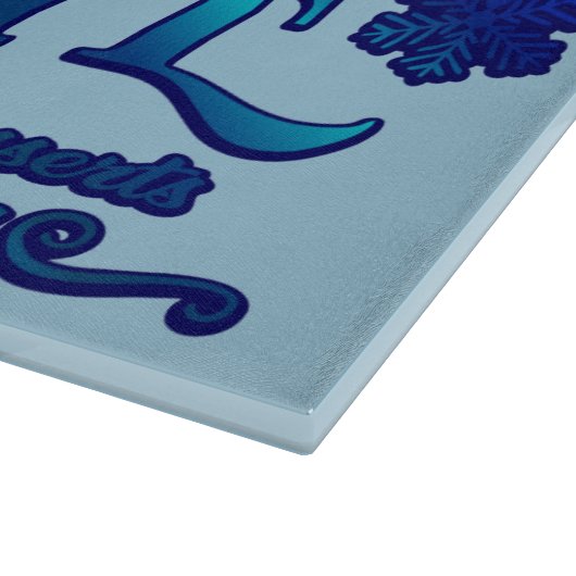 Planche À Découper Christmas Frosty's Snowflake Cafe (Coin)