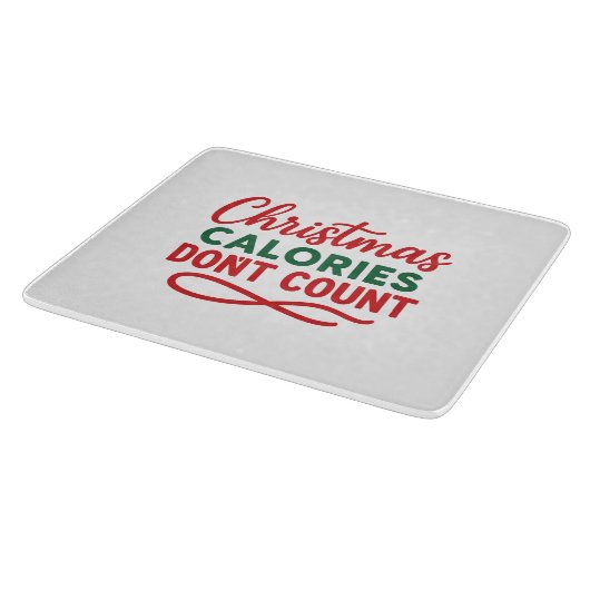 Planche À Découper Christmas funny quote diet (Coin)