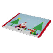 PLANCHE À DÉCOUPER CHRISTMAS PÈRE NOËL SCENE (Coin)