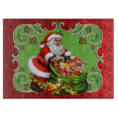 Planche À Découper Christmas Père Noël Vacances (Devant)